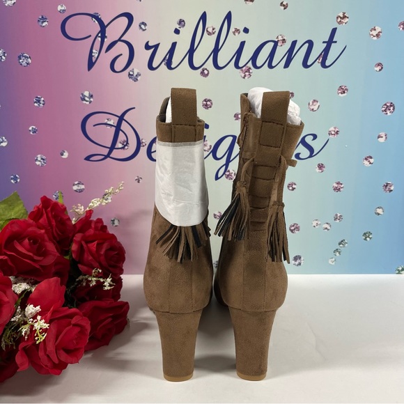 🍁SUPER SALE MICROSUEDE FRINGE BOOTS - Picture 7 of 12